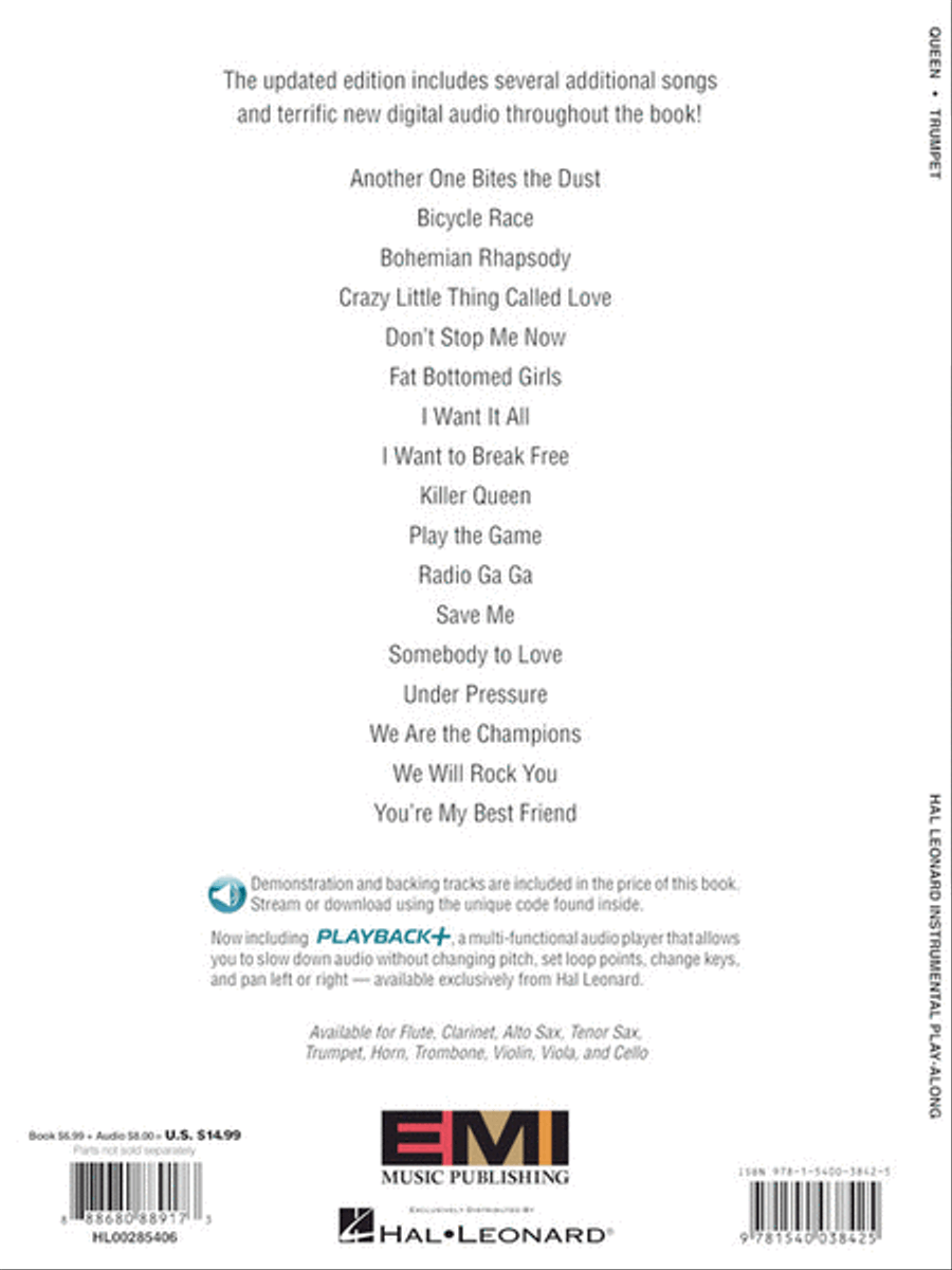 Queen – Updated Edition Trumpet Solo scores gallery preview page 5