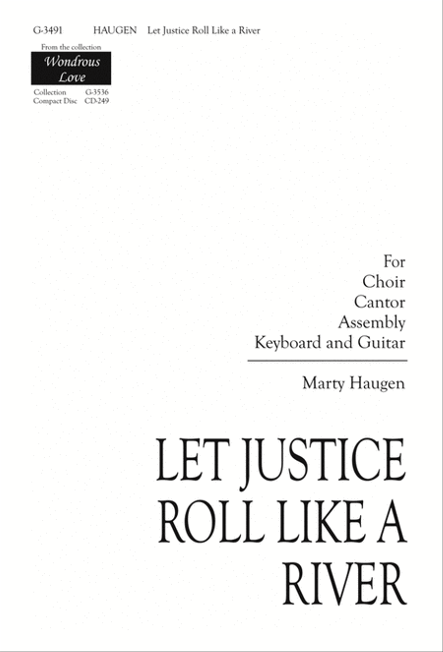 Let Justice Roll like a River 4-Part scores gallery preview page 1