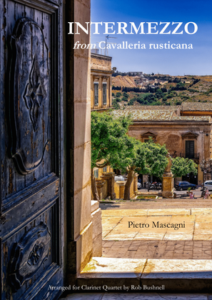 Book cover for Intermezzo from "Cavalleria rusticana" (Mascagni) - Clarinet Quartet
