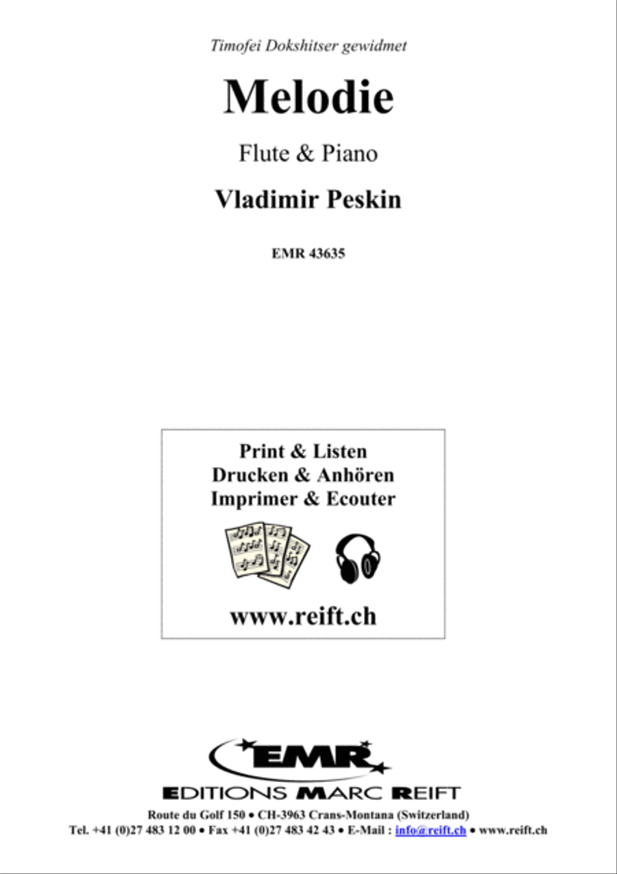 Melodie Flute Solo scores gallery preview page 2