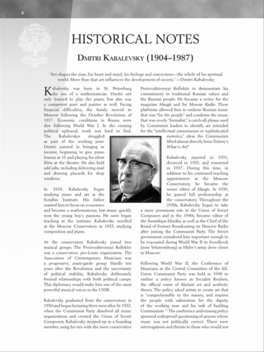 Dmitri Kabalevsky - Selected Piano Pieces Piano Solo scores gallery preview page 3
