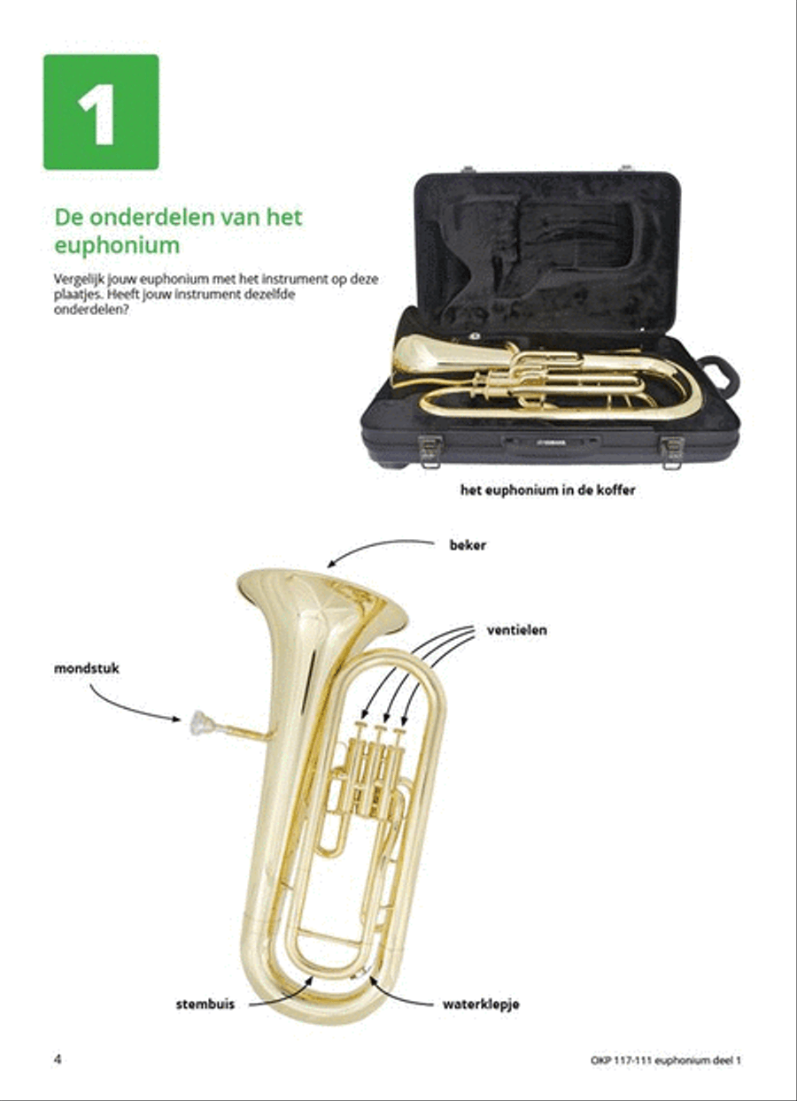 Samen Leren Samenspelen Vlaams Deel 1 Euphonium scores gallery preview page 3