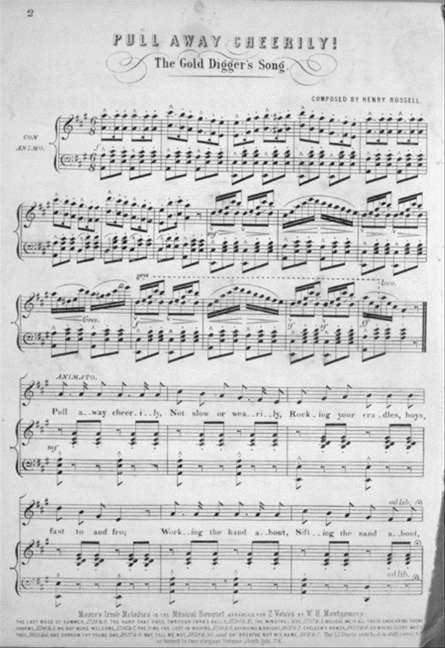 Pull Away Cheerily! The Gold Digger's Son Voice Solo scores gallery preview page 2