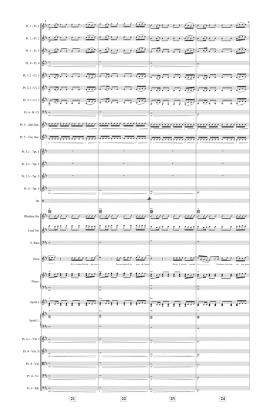 Halo Halo Large Ensemble scores gallery preview page 6