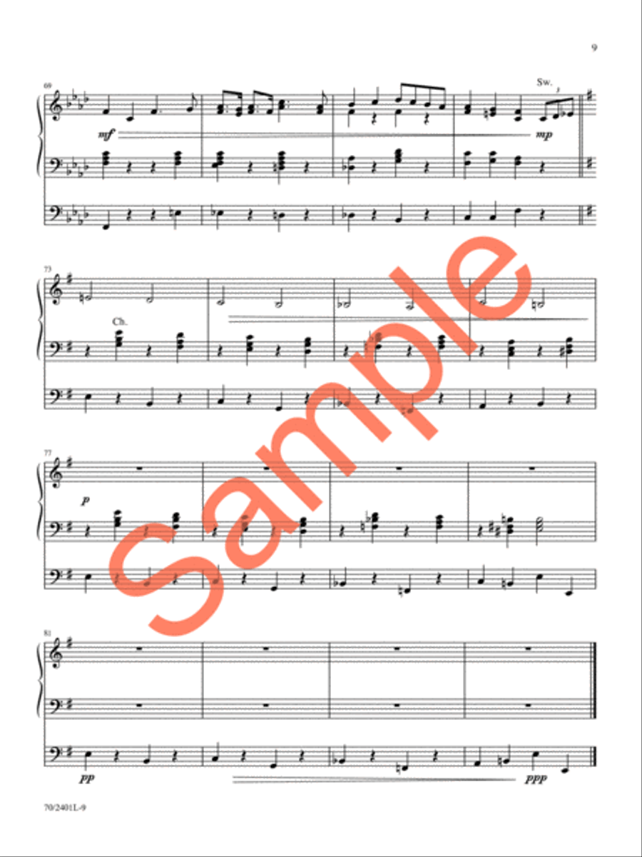 A Circle of Seasons Organ Solo scores gallery preview page 9