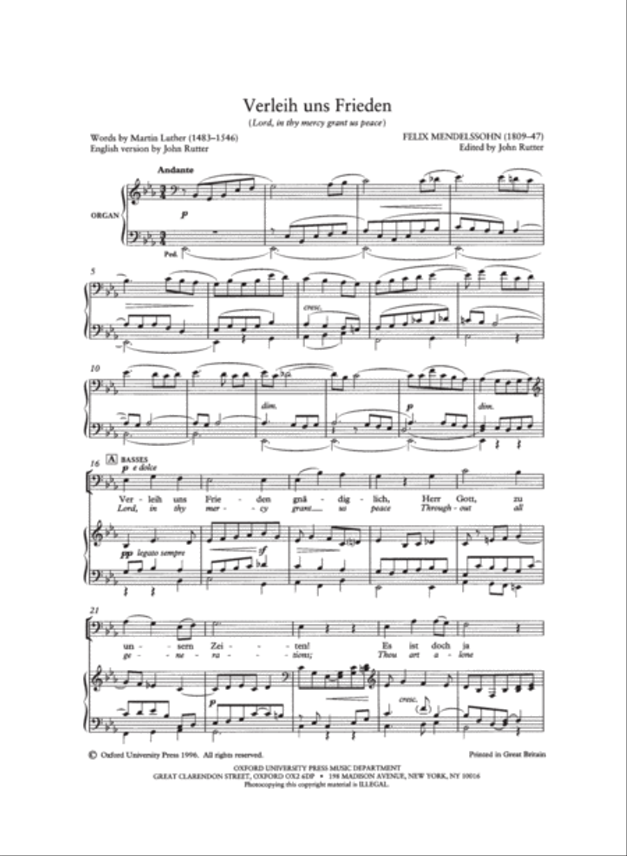 Verleih uns Frieden 4-Part scores gallery preview page 3