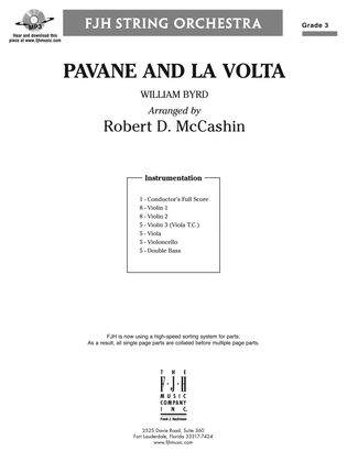 Pavane and La Volta: Score