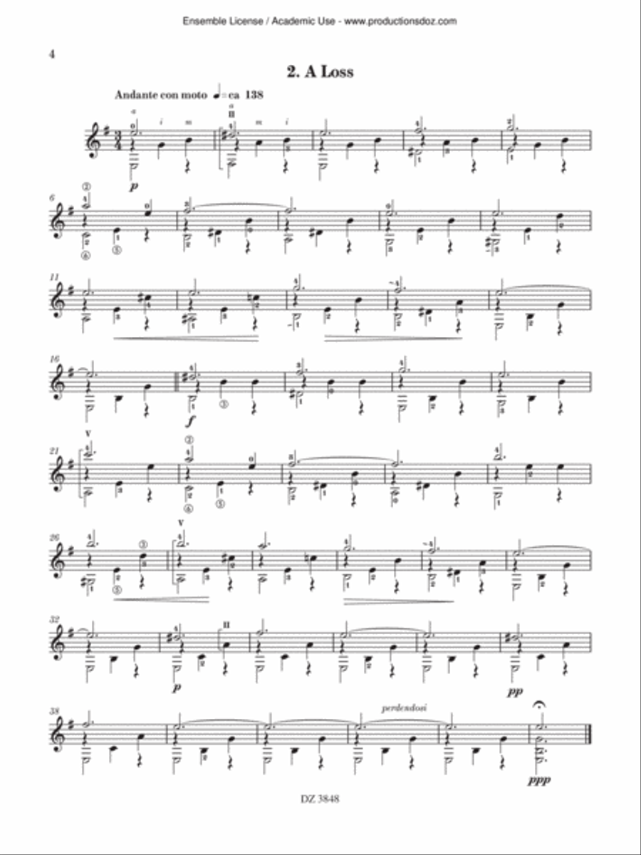 15 Études 15 Études Classical Guitar scores gallery preview page 4