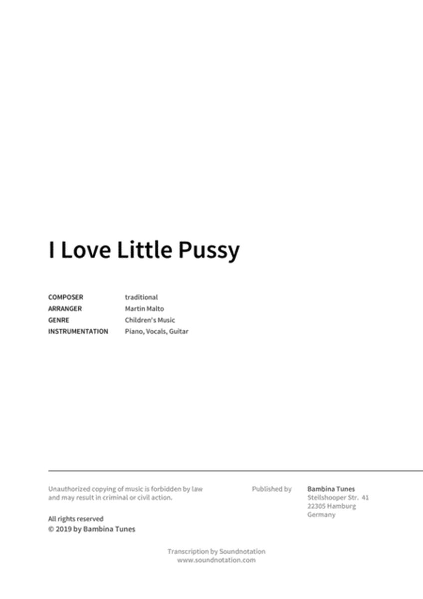 I Love Little Pussy image number null