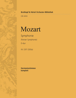 Book cover for Symphony [No. 31] in D major K. 297 (300A)