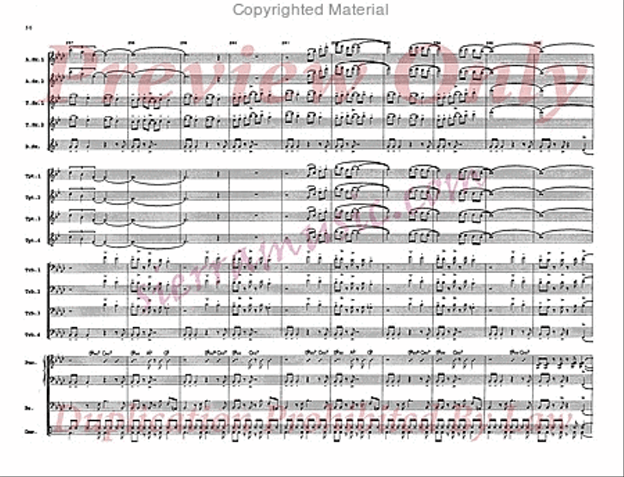 Dorian Blue Big Band scores gallery preview page 31