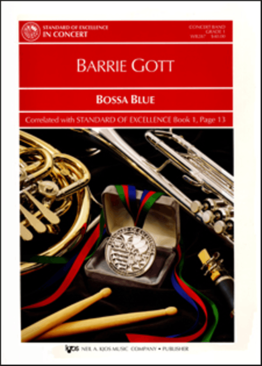 Bossa Blue Concert Band scores gallery preview page 1