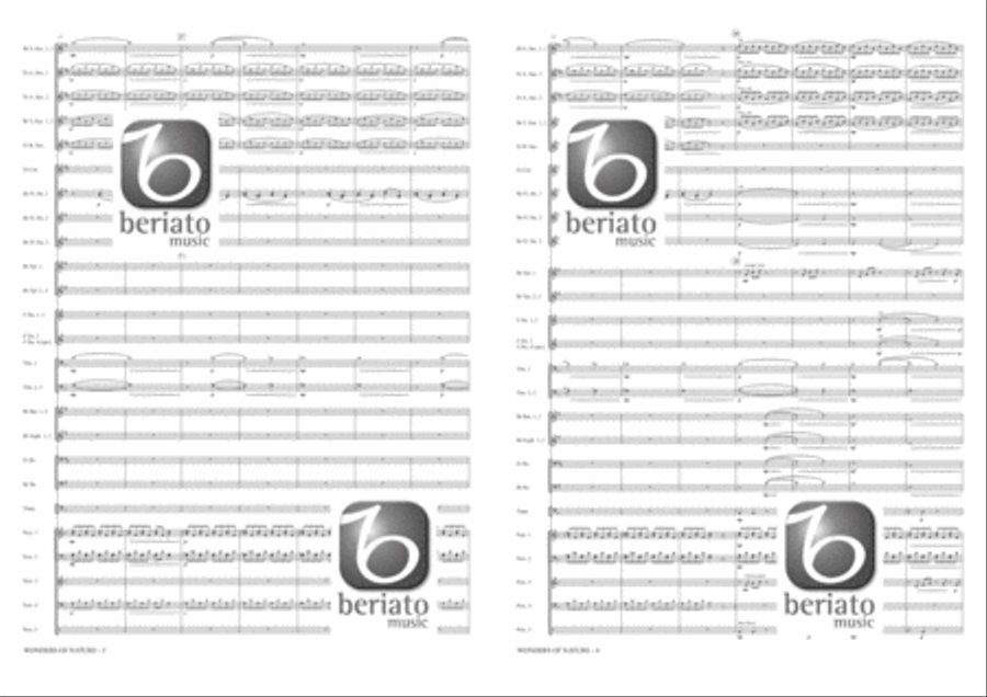 Wonders of Nature Fanfare Band scores gallery preview page 3