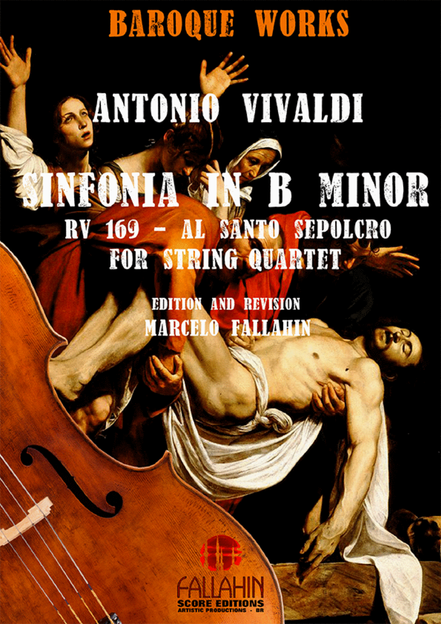 SINFONIA IN B MINOR - RV 169 - AL SANTO SEPOLCRO - ANTONIO VIVALDI - FOR STRING QUARTET String Quartet scores gallery preview page 1