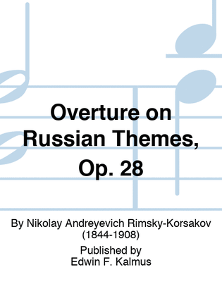 Book cover for Overture on Russian Themes, Op. 28