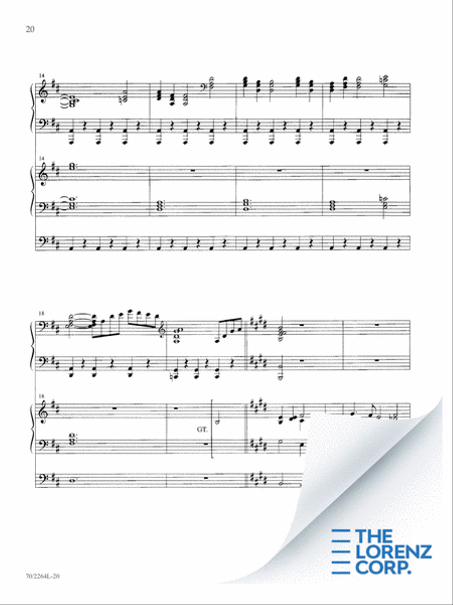 O for a Thousand Tongues Organ scores gallery preview page 21