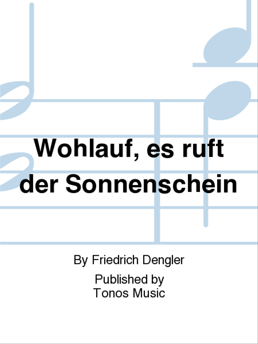 Wohlauf, es ruft der Sonnenschein 4-Part scores gallery preview page 1