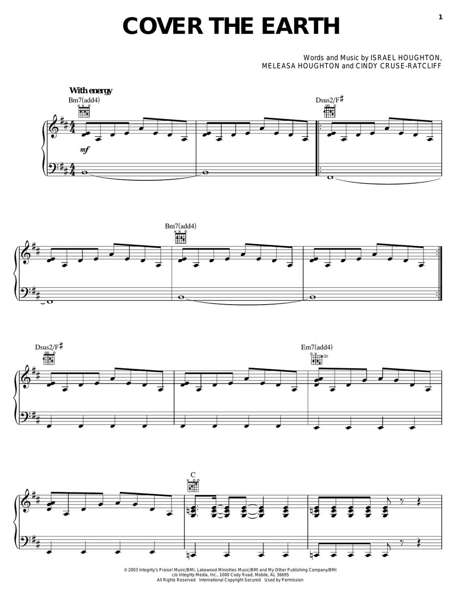 Cover The Earth Cover The Earth Acoustic Guitar scores gallery preview page 1
