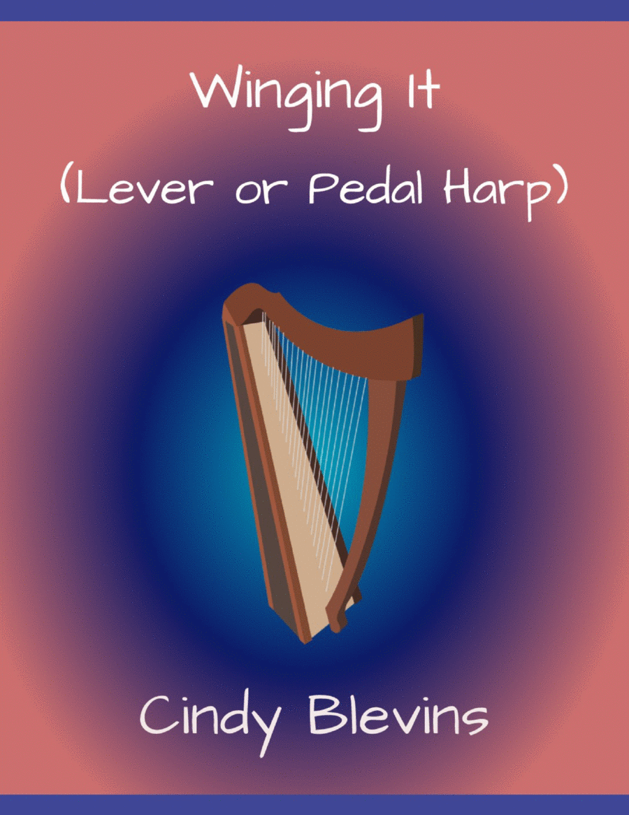 Winging It, original solo for Lever or Pedal Harp Pedal Harp scores gallery preview page 1