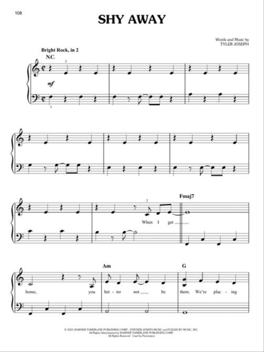 Top Hits of 2021 for Easy Piano Easy Piano scores gallery preview page 5