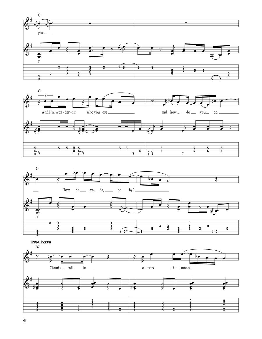 Feels Like Rain Acoustic Guitar scores gallery preview page 4