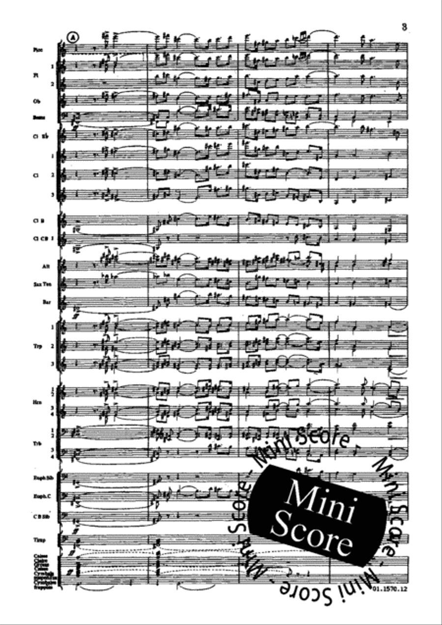 Poeme du Feu Concert Band scores gallery preview page 9
