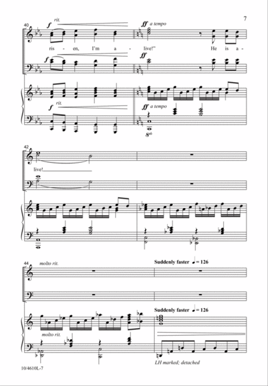 We Have Seen the Lord 4-Part scores gallery preview page 8