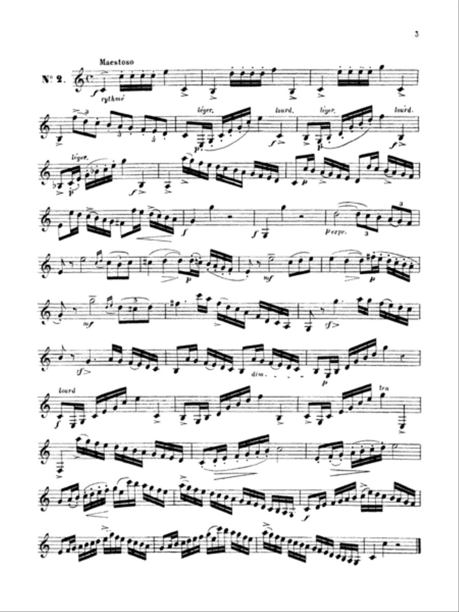Klosé: Thirty Etudes after H. Aumont Part scores gallery preview page 1