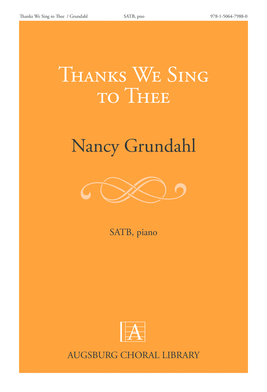 Thanks We Sing to Thee 4-Part scores gallery preview page 1