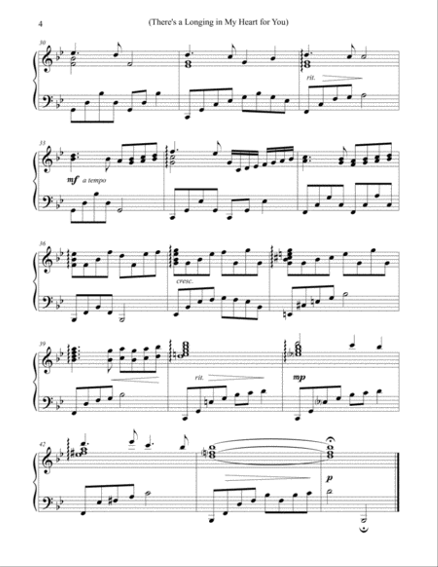 Relaxing & Romantic Piano, VOL. II Piano Solo scores gallery preview page 4