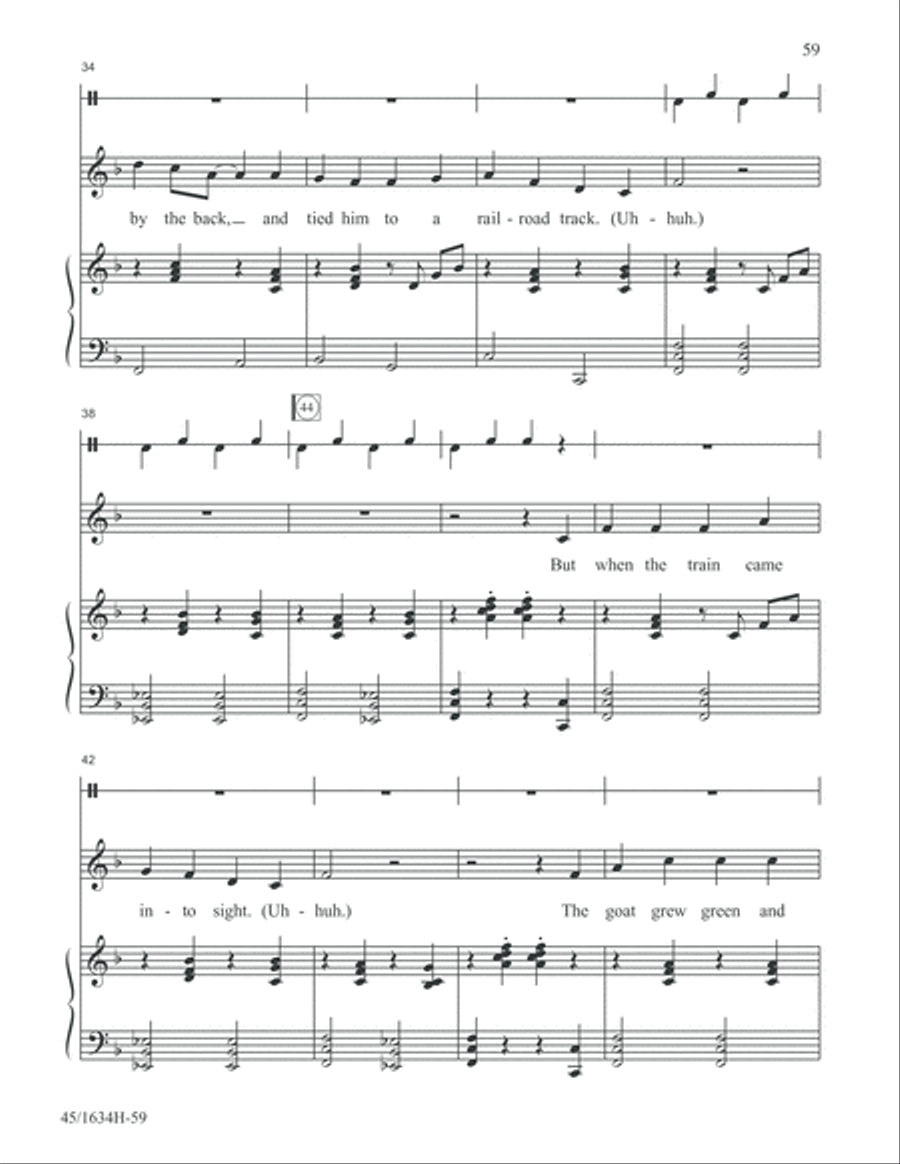 Together Together Unison Choir scores gallery preview page 59