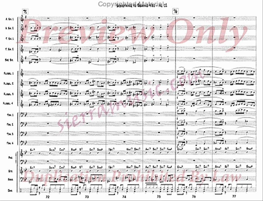 Something To Remind You Something To Remind You Big Band scores gallery preview page 13