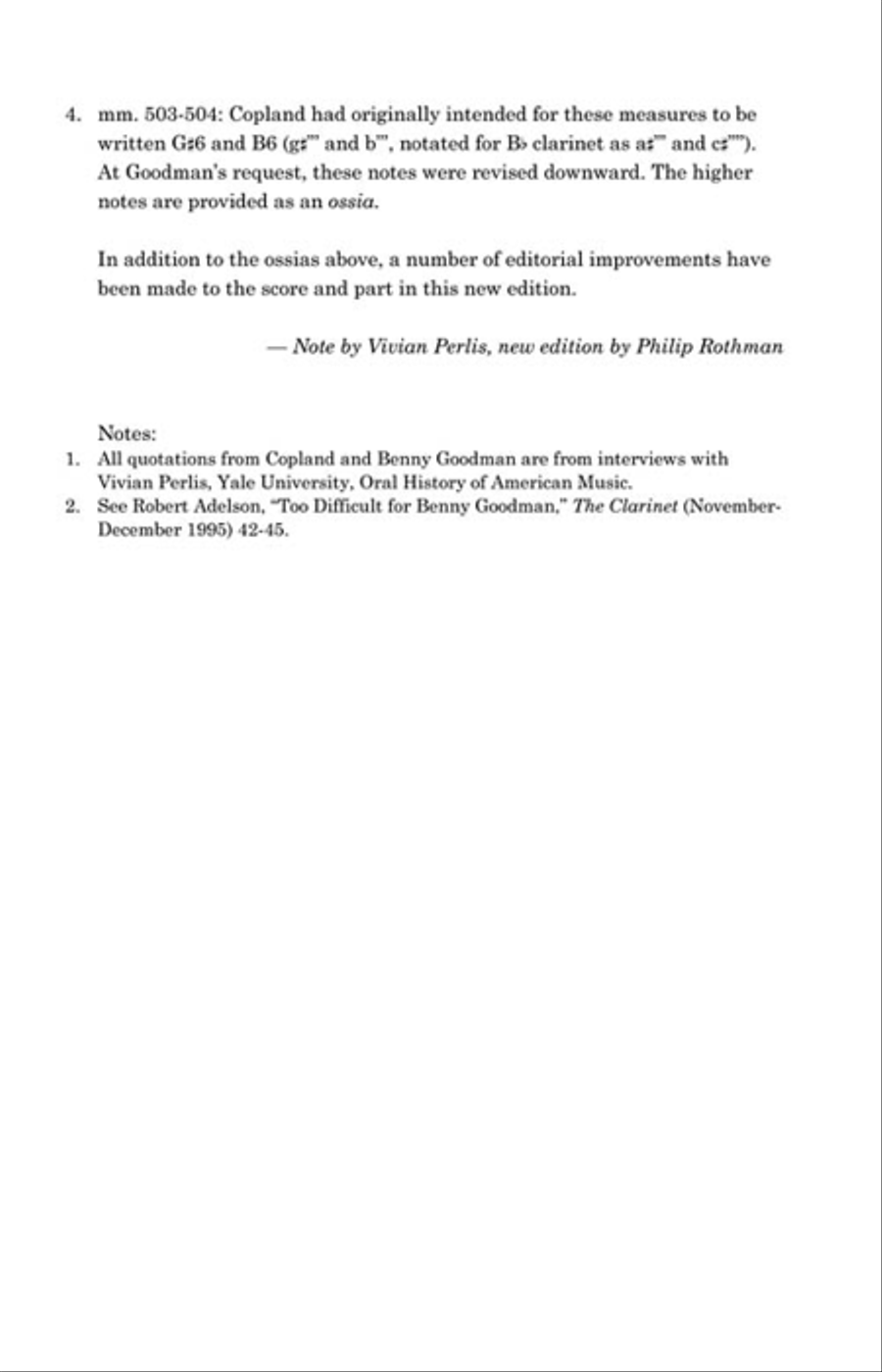 Concerto for Clarinet – New Edition Orchestra scores gallery preview page 7