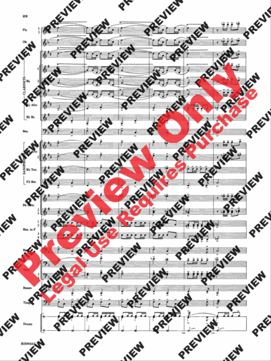 Lethbridge Overture Concert Band scores gallery preview page 23
