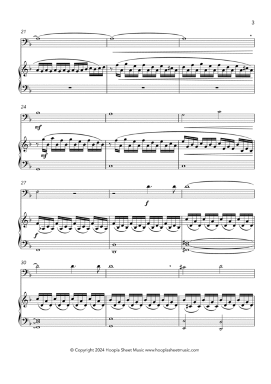 Stormy Moonlight (Moonlight Sonata Remix) Piano scores gallery preview page 3