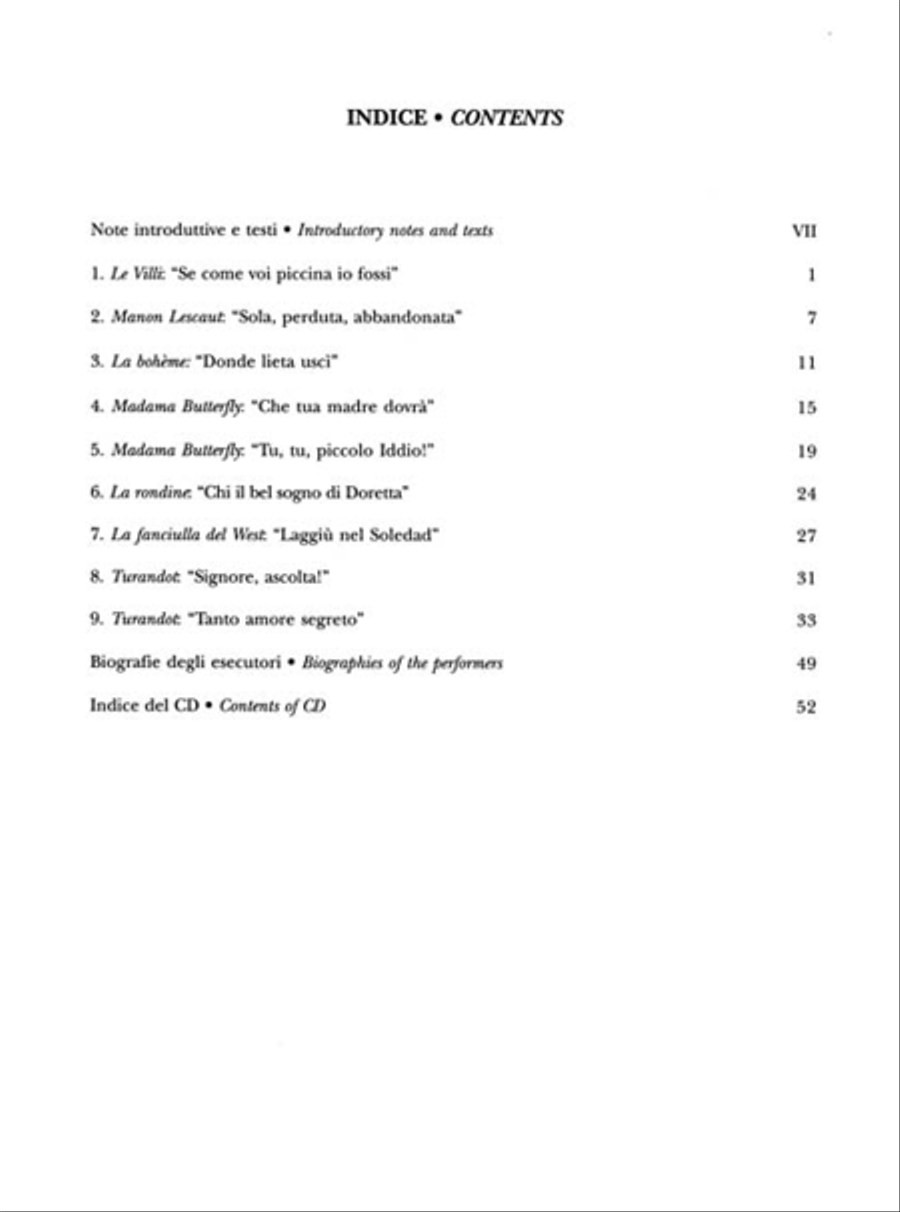 Cantolopera: Puccini Arias for Soprano Volume 2 Voice Solo scores gallery preview page 4