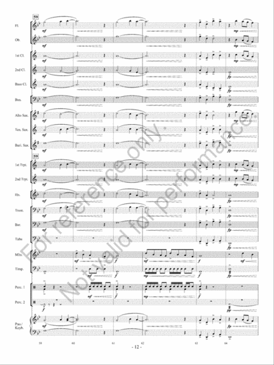 Argosy Argosy Concert Band scores gallery preview page 13