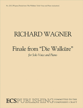 Book cover for Finale from Die Walküre
