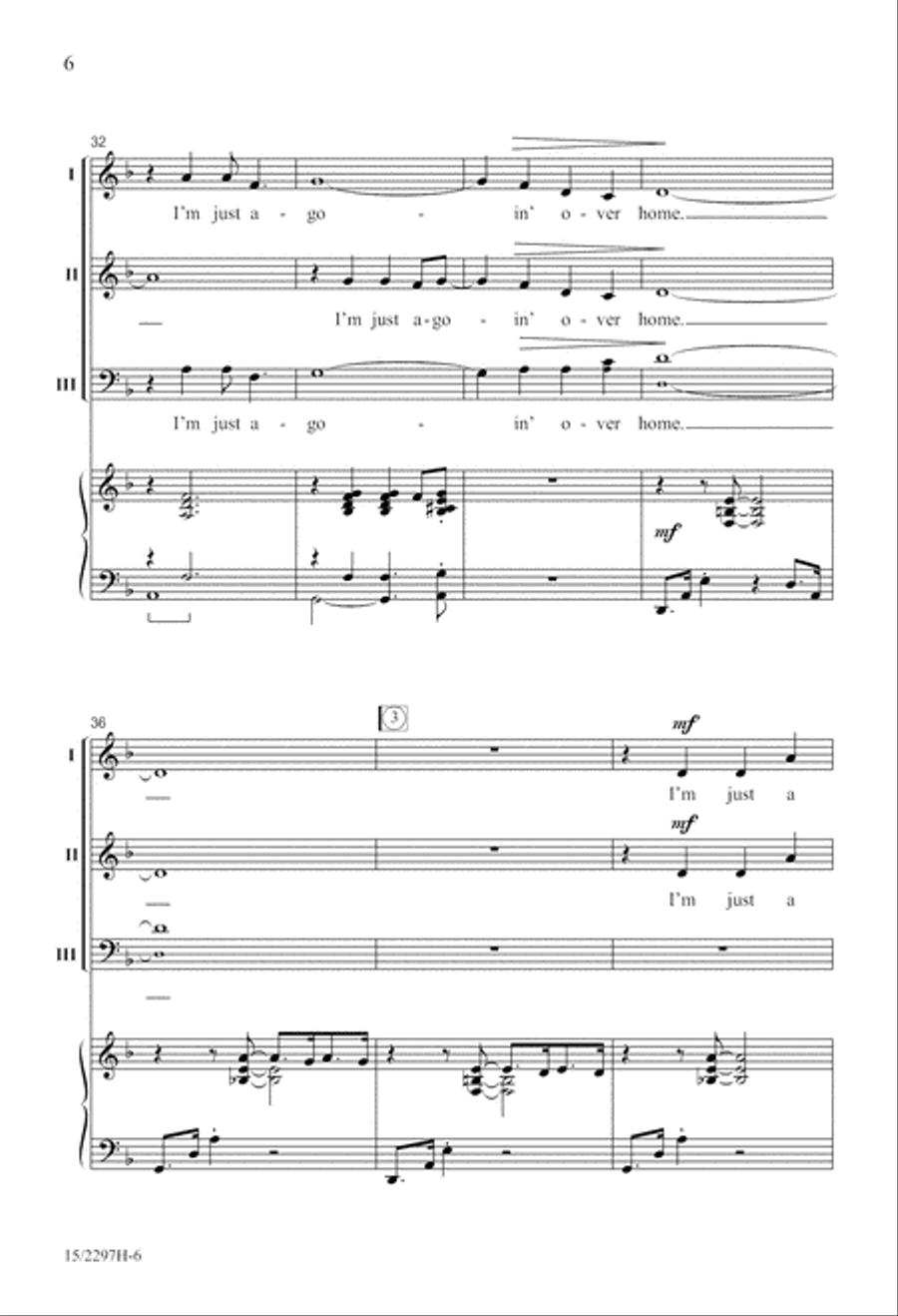 Wayfarin' Stranger Wayfarin' Stranger 3-Part scores gallery preview page 7