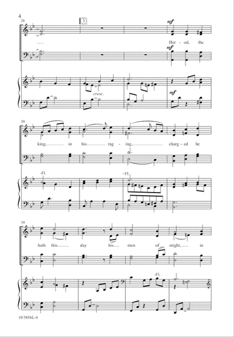 The Coventry Carol The Coventry Carol 4-Part scores gallery preview page 4