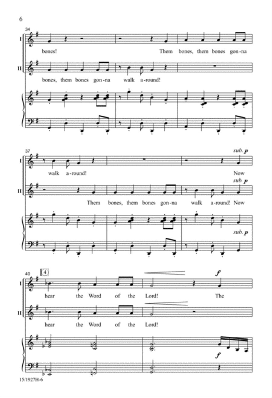 Ezekiel! 2-Part scores gallery preview page 5