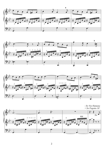 Schwanenlied (Swan Song) Opus 1, No. 1 by Fanny Mendelssohn (Fanny Hershel), pipe organ arrangement