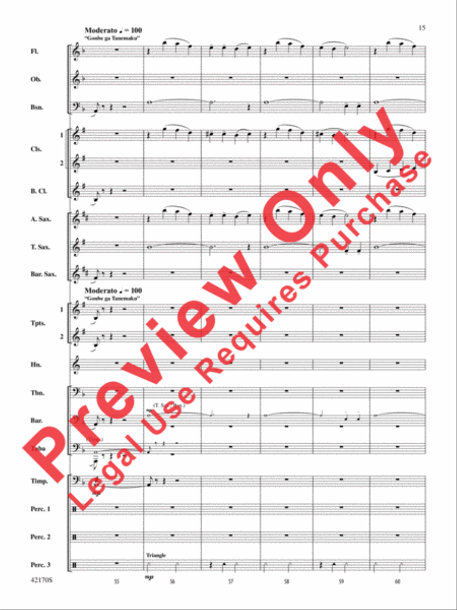 Bushido Bushido Concert Band scores gallery preview page 15