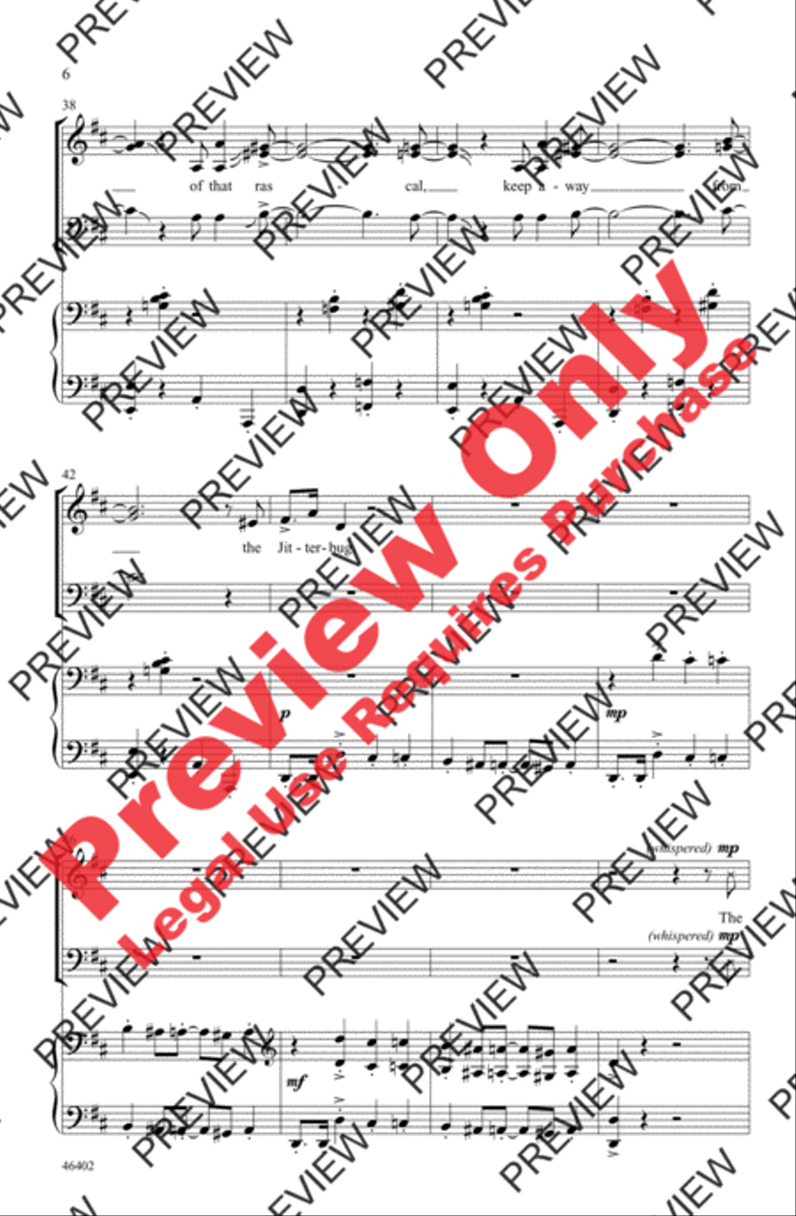 Jitterbug 3-Part scores gallery preview page 6