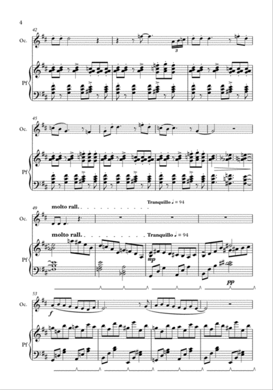 ONCE UPON TWO TIMES: ocarina and piano