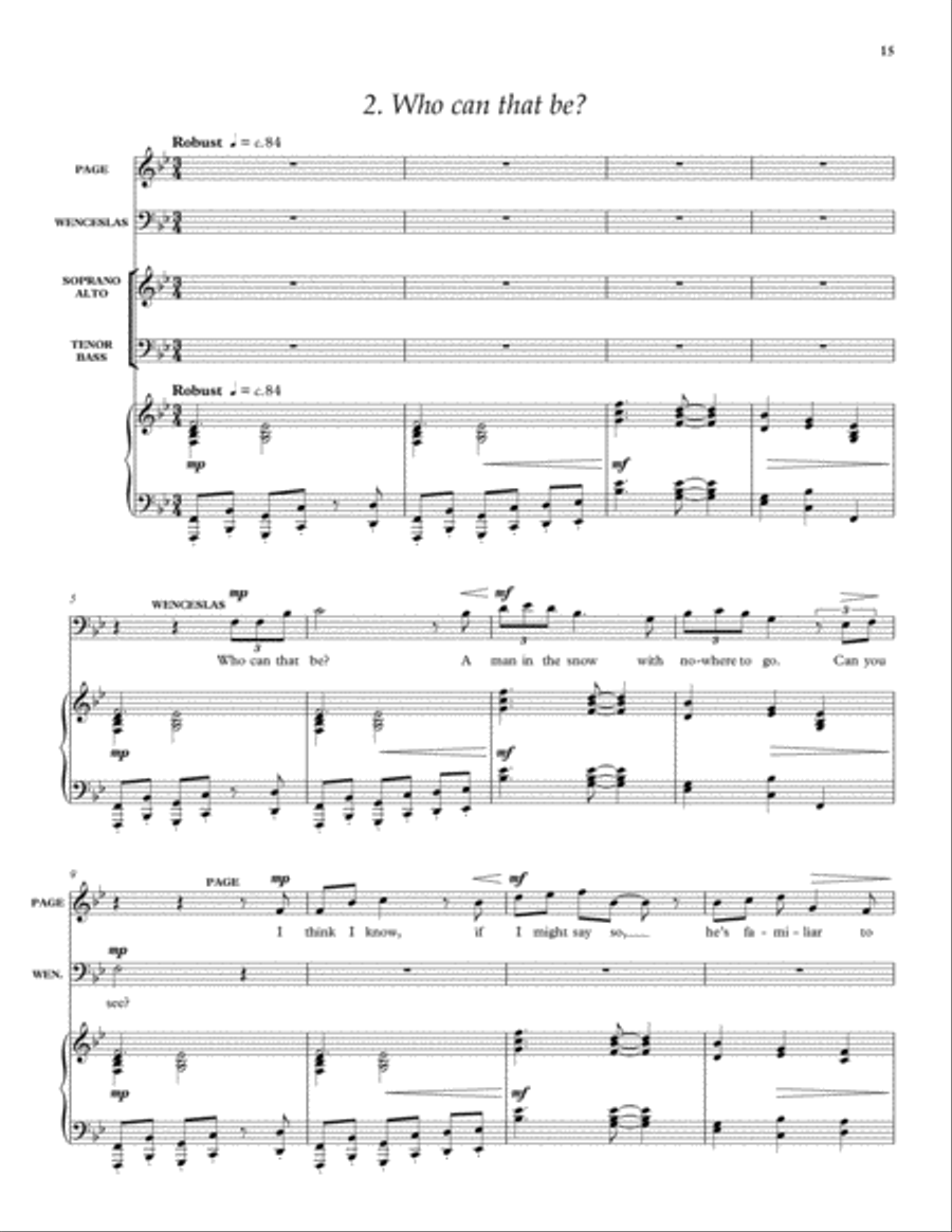 Wenceslas Wenceslas 4-Part scores gallery preview page 5