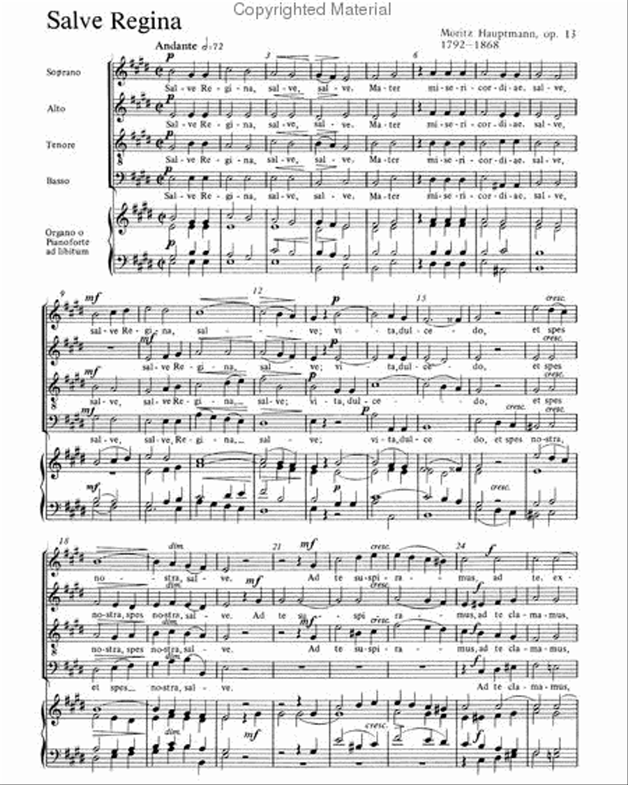 Salve Regina Salve Regina 4-Part scores gallery preview page 2