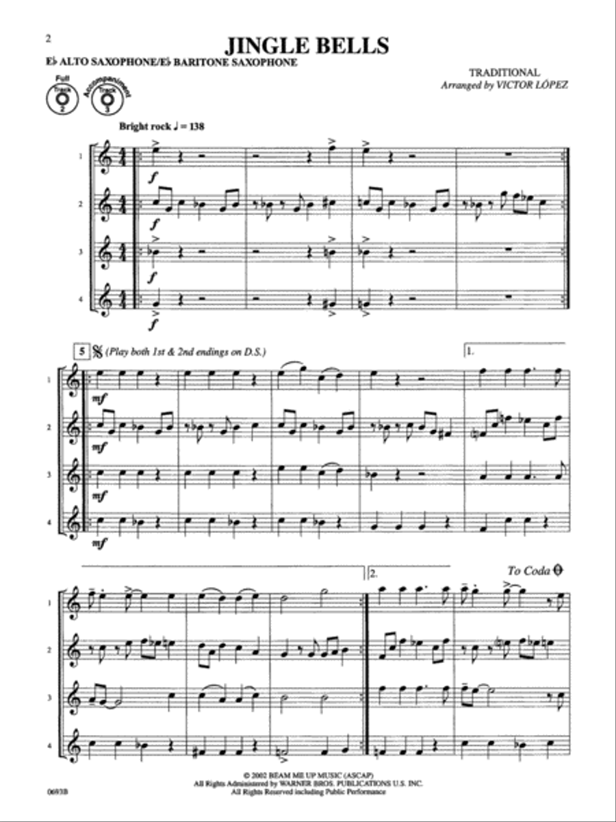 Flex-Ability Holiday -- Solo-Duet-Trio-Quartet with Optional Accompaniment Small Ensemble scores gallery preview page 3
