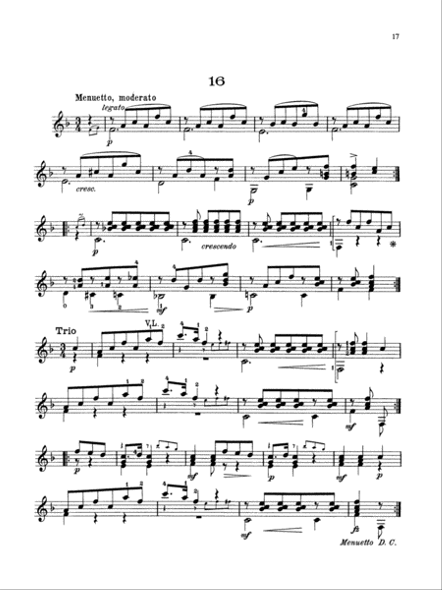 Diabelli: 18 Pieces for Guitar and Piano Acoustic Guitar scores gallery preview page 1