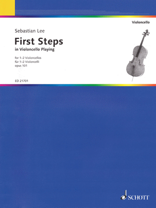 Book cover for First Steps in Violoncello Playing, Op. 101